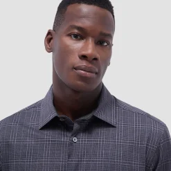 Jimmy Double-Sided Glen Plaid & Herringbone OoohCotton Shirt