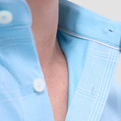 Jimmy Double-Sided Glen Plaid & Herringbone OoohCotton Shirt