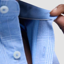 Jimmy Double-Sided Glen Plaid & Herringbone OoohCotton Shirt