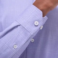 Jimmy Double-Sided Glen Plaid & Herringbone OoohCotton Shirt
