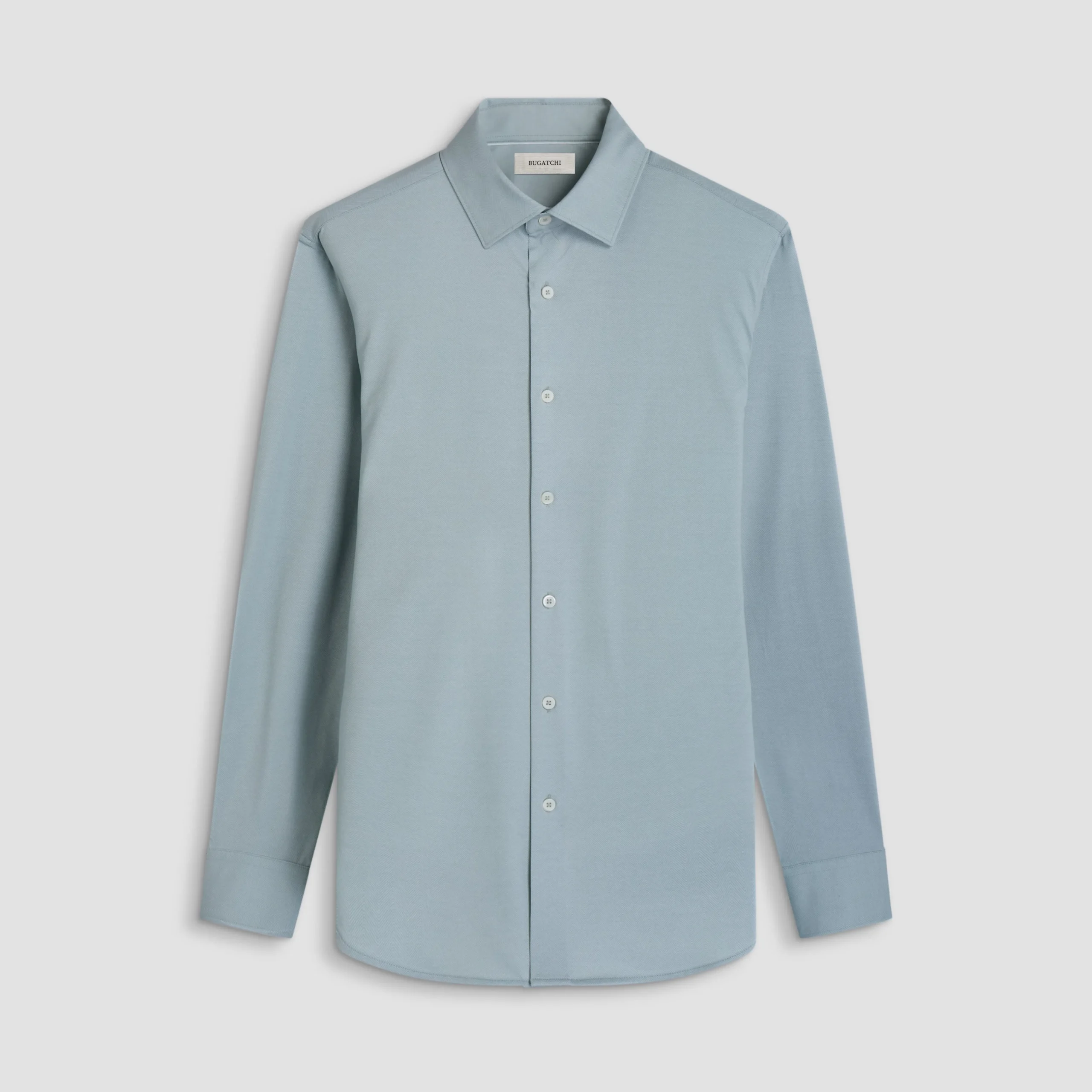 Jimmy Double-Sided Herringbone & Solid OoohCotton Shirt