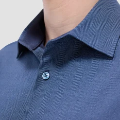Jimmy Double-Sided Herringbone & Solid OoohCotton Shirt