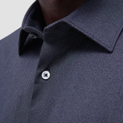 Jimmy Double-Sided Herringbone & Solid OoohCotton Shirt