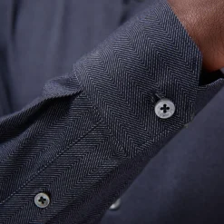 Jimmy Double-Sided Herringbone & Solid OoohCotton Shirt