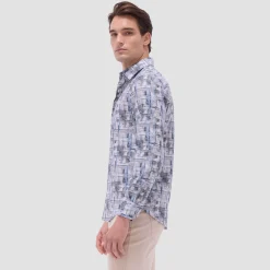 Julian Abstract Watercolor Shirt