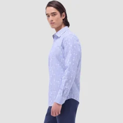 Karl Dot & Stripe Shirt