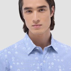 Karl Dot & Stripe Shirt