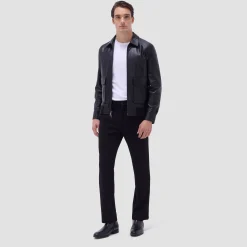 Leather Bomber Jacket