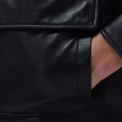 Leather Bomber Jacket