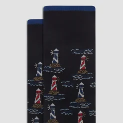 Lighthouse Mid-Calf Socks