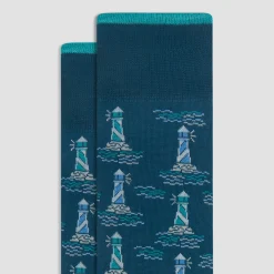 Lighthouse Mid-Calf Socks