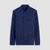 Linen-Cotton Shirt Jacket