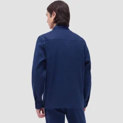 Linen-Cotton Shirt Jacket