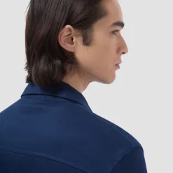 Linen-Cotton Shirt Jacket