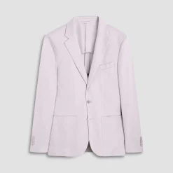 Linen-Cotton Two Button Blazer