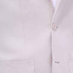 Linen-Cotton Two Button Blazer