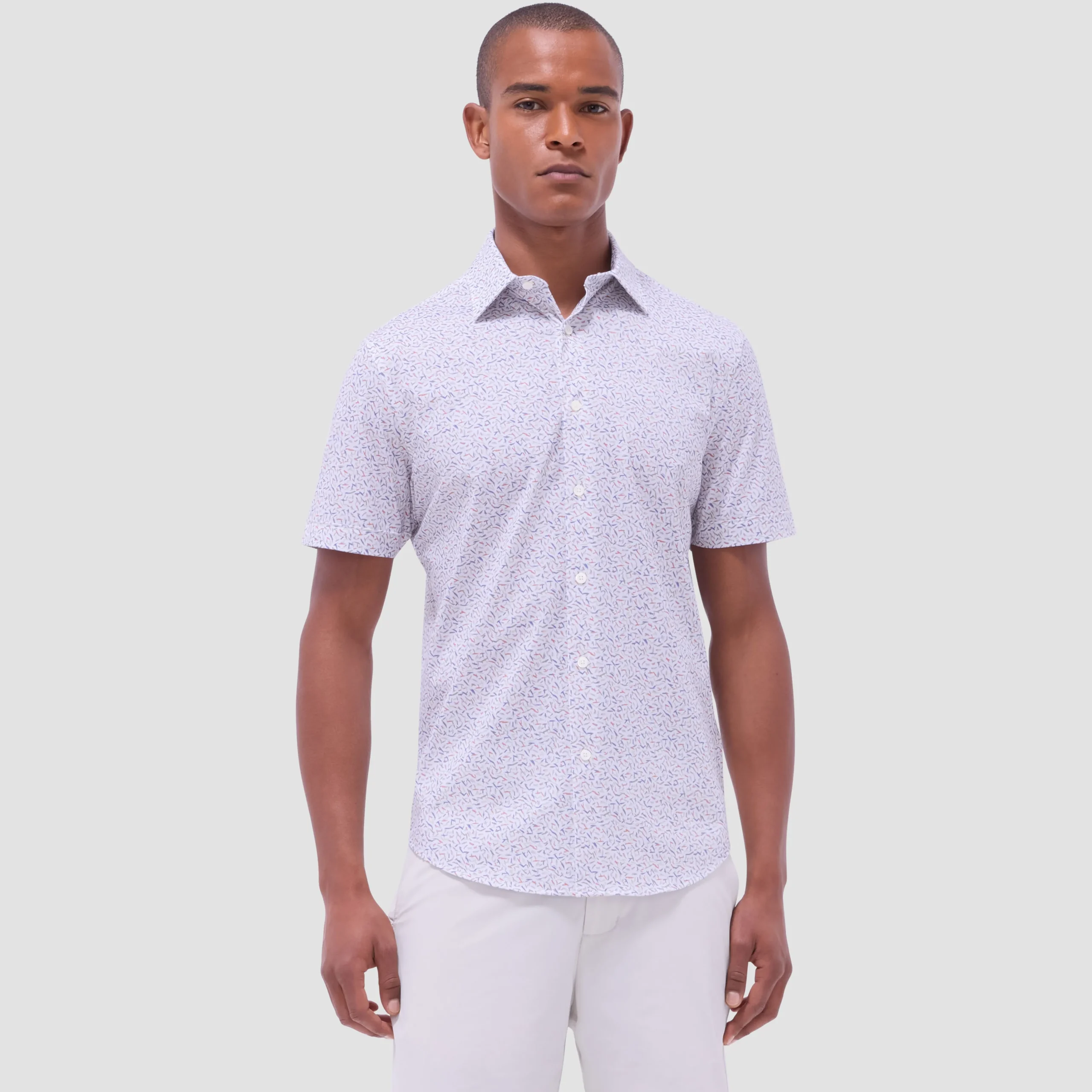 Miles Abstract OoohCotton Short-Sleeve Shirt