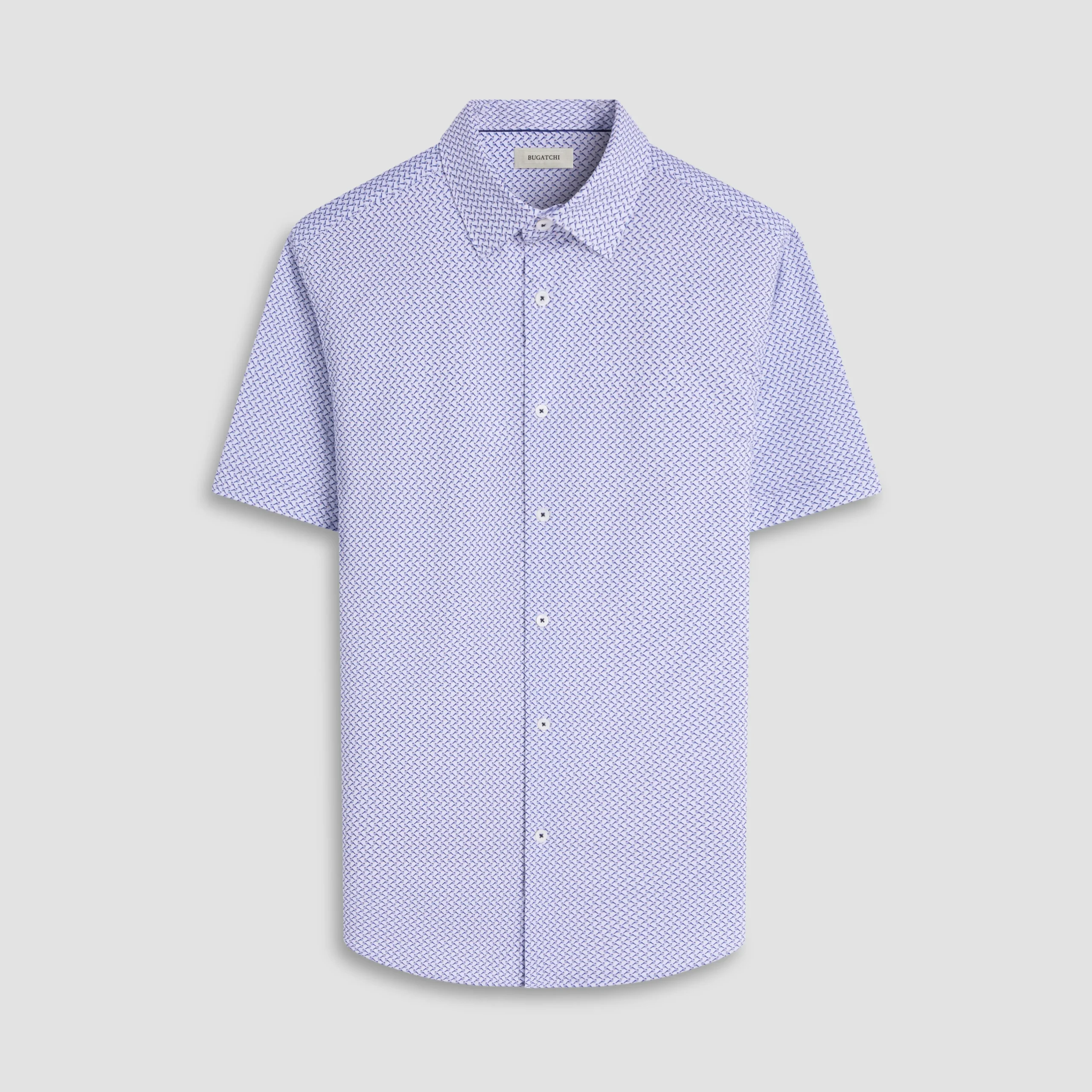 Miles Bird Print OoohCotton Short-Sleeve Shirt