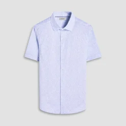 Miles Bistro Print OoohCotton Short-Sleeve Shirt