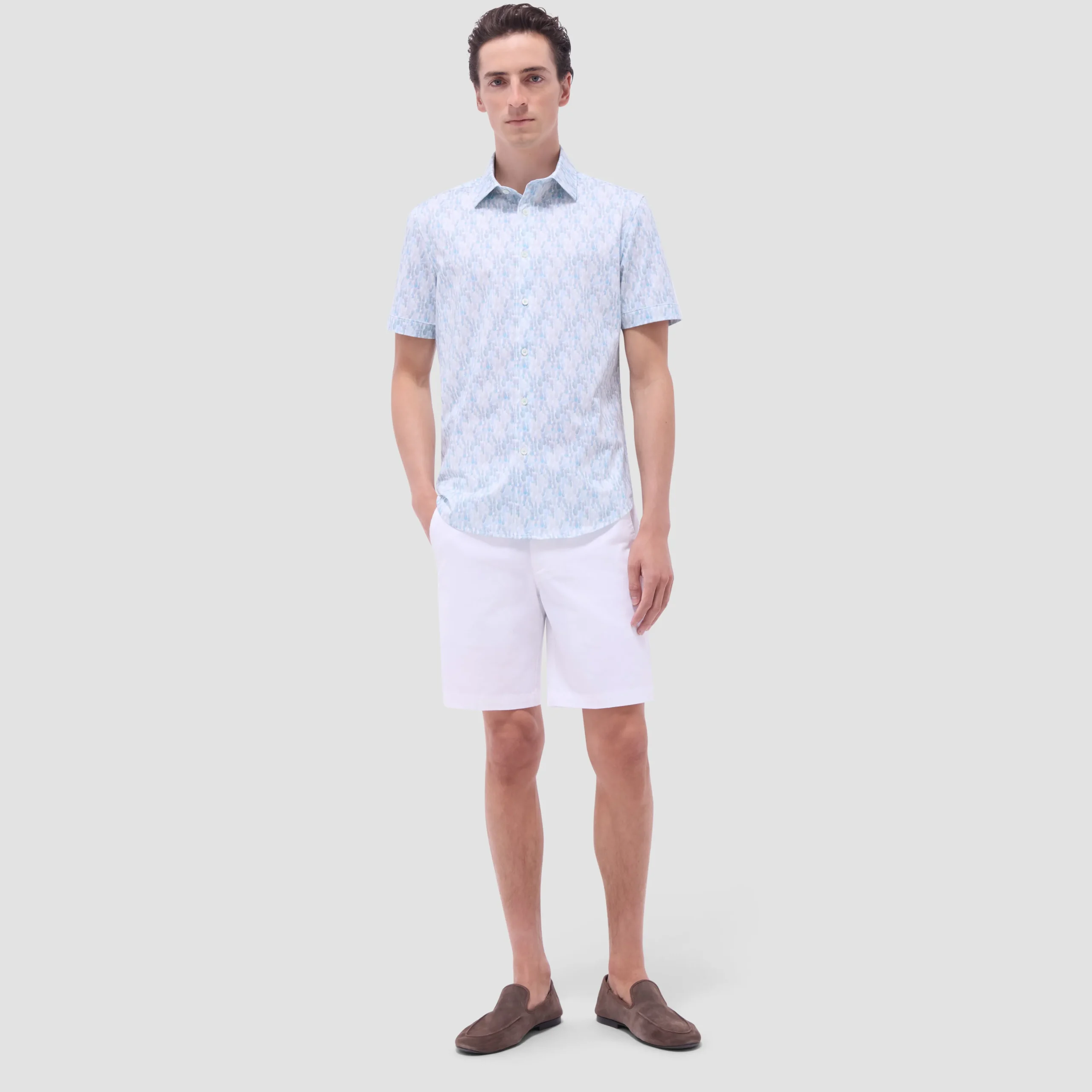 Miles Fruit Print OoohCotton Short-Sleeve Shirt
