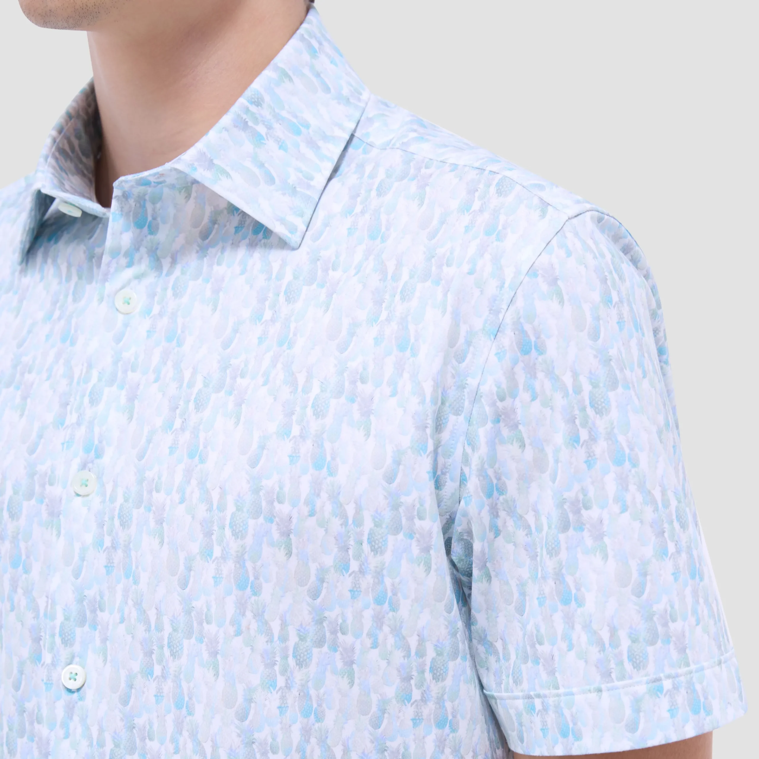 Miles Fruit Print OoohCotton Short-Sleeve Shirt