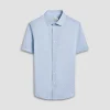 Miles Geometric OoohCotton Short-Sleeve Shirt
