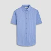Miles Geometric OoohCotton Short-Sleeve Shirt