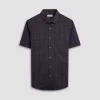 Miles Geometric OoohCotton Short-Sleeve Shirt