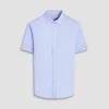 Miles Geometric OoohCotton Short-Sleeve Shirt