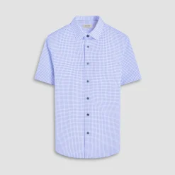Miles Geometric OoohCotton Short-Sleeve Shirt