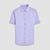 Miles Geometric OoohCotton Short-Sleeve Shirt