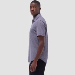 Miles Geometric OoohCotton Short-Sleeve Shirt