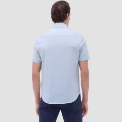 Miles Geometric OoohCotton Short-Sleeve Shirt