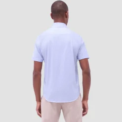 Miles Geometric OoohCotton Short-Sleeve Shirt