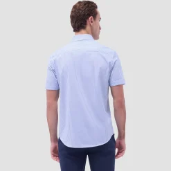 Miles Geometric OoohCotton Short-Sleeve Shirt