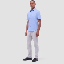 Miles Geometric OoohCotton Short-Sleeve Shirt