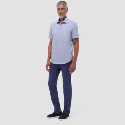 Miles Geometric OoohCotton Short-Sleeve Shirt