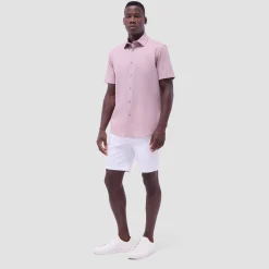 Miles Geometric OoohCotton Short-Sleeve Shirt