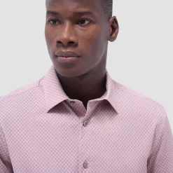 Miles Geometric OoohCotton Short-Sleeve Shirt