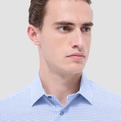 Miles Geometric OoohCotton Short-Sleeve Shirt