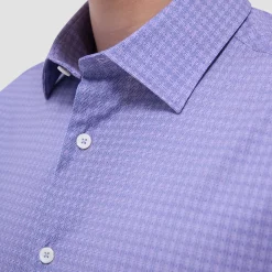 Miles Geometric OoohCotton Short-Sleeve Shirt