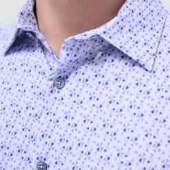 Miles Geometric OoohCotton Short-Sleeve Shirt