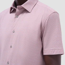 Miles Geometric OoohCotton Short-Sleeve Shirt