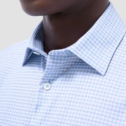 Miles Gingham Check OoohCotton Short-Sleeve Shirt