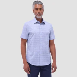 Miles Mosaic OoohCotton Short-Sleeve Shirt