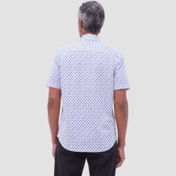 Miles Paisley OoohCotton Short-Sleeve Shirt