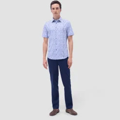 Miles Paisley OoohCotton Short-Sleeve Shirt