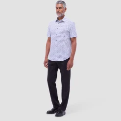 Miles Paisley OoohCotton Short-Sleeve Shirt