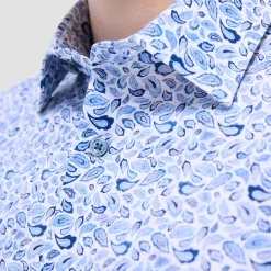 Miles Paisley OoohCotton Short-Sleeve Shirt