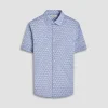 Miles Palm Tree OoohCotton Short-Sleeve Shirt